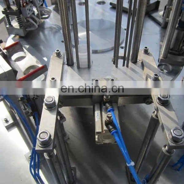 Rotary Table Ice Crame Small Plastic Cups Filling and Sealing Machine photo-4