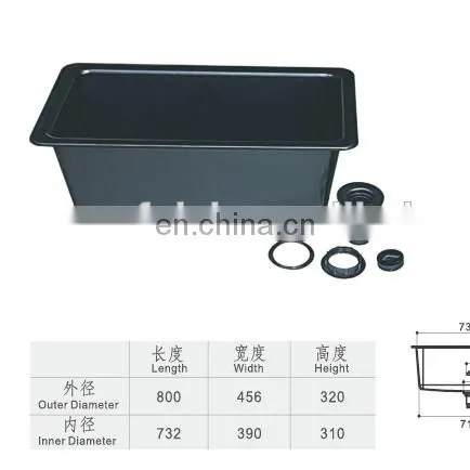 Laboratory Accessories Chemical Resistant Polypropylene Lab Sink photo-2