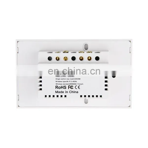 WIFI Israel Standard Smart Touch Crystal Tempered Smart Switch Board Wall Switch photo-6