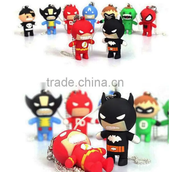 3D Cartoon USB The Avengers USB Stick,PVC The Avengers USB Flash Drive photo-2