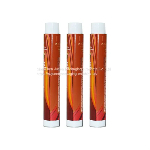 Collapsible Aluminum Hair Color Cream Tube Packaging