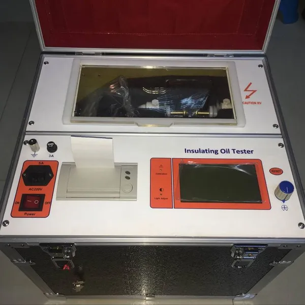 Precio asequible JSDY-021 Equipo de resistencia dieléctrica del aceite de transformador Probador de voltaje de ruptura del aceite de transformador BDV 80kV