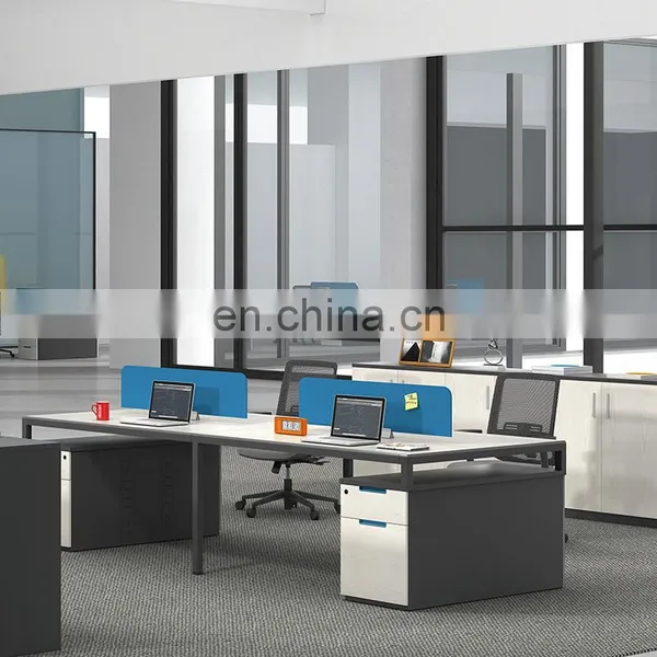 Contemporary Luxury Office Furniture White Manager Desk Executive Modern Computer Office Desk With Drawer photo-5