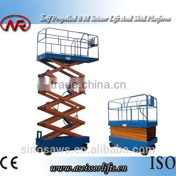 Self Propelled 8 M Scissor Lift And Skid Platform photo-3