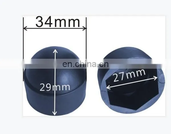 17mm 21mm Nut Cover ca p for M6 Bolt Hex Bolt Plastic ca p Hex Socket Cover ca ps photo-2