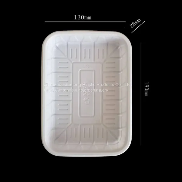 Customize Disposable pp Tray Bendejas White Clear Food Container photo-4
