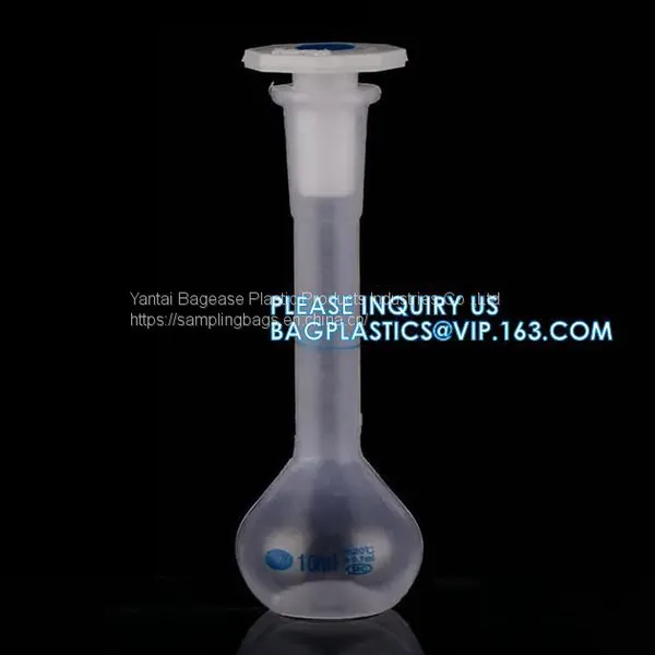 Chemistry Laboratory 10ml 50ml 100ml 250ml 500ml 1000ml PP Plastic Volumetric Flasks, Lab Use 10ml 50ml 100ml 250ml 500ml 1000ml Plastic Volumetric Measuring Flask photo-4