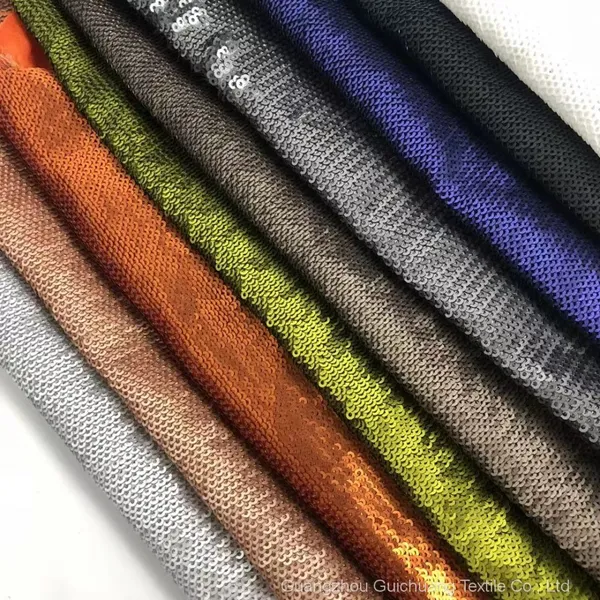 Guichuang Textile Supplies a Large Number of Bead Embroidered Fabrics From Stock, Suitable for Luggage, Shoes and Hats photo-2
