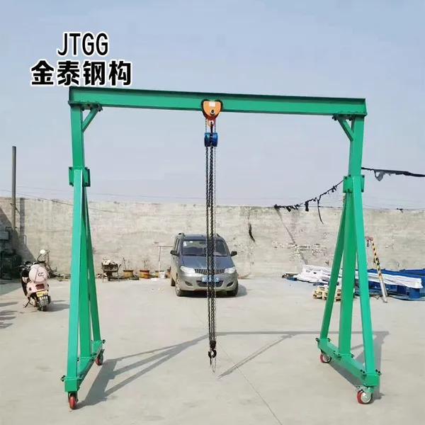 European Electric Single Girder Workshop Bridge Crane Crane Outrigger Pads photo-2