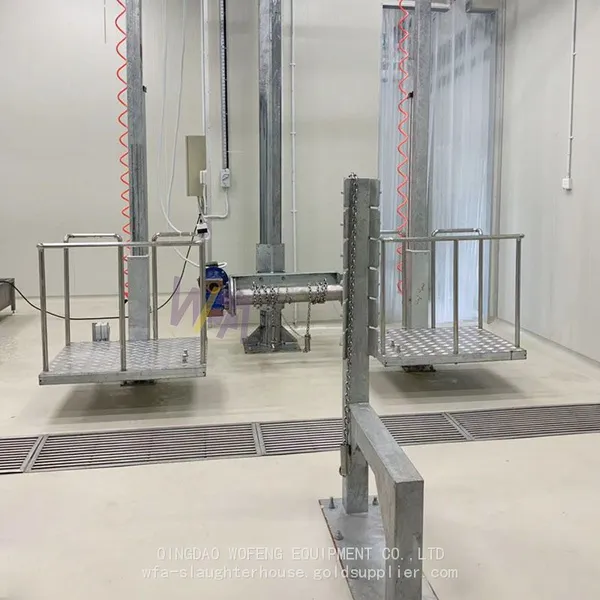 Abattoir Cow Slaughterhouse Equipment Cattle Skinning Machine For Bovine Complete Slaughter Line photo-2