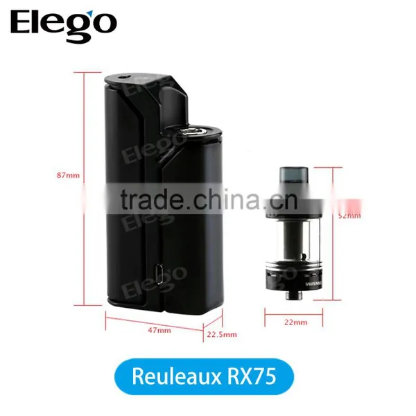 Available Shipping Wismec Reuleaux RX75W+Amor Mini Atomizer ,Wismec Rx75W TC Mod photo-4
