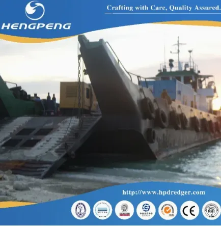 CCS Approved Marine Engines Customized 100-500ton Modular Pontoon Barge/ Logistic Barge for Sale photo-3