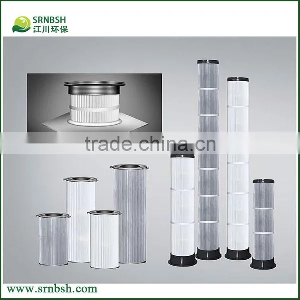 Improve Industrial High Quality Pleat Cartridge Type Dust Collector Theament System photo-2