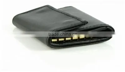 Multifunctional Genuine Leather Key Case Wallet With Coin Pocket for Men and Women photo-2