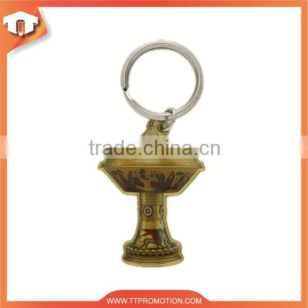 Best Selling Fahion Black Bag Golden Chain Keychain photo-3