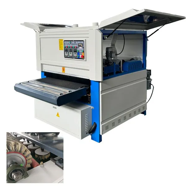 Solid Wood Plywood Brush Polish Sanding Machine for Cabinet Door