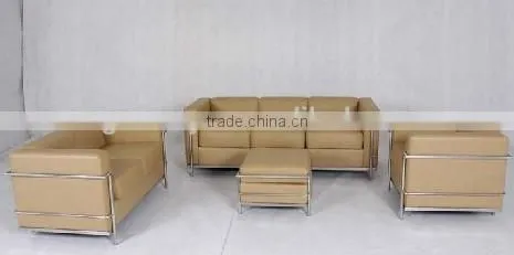 3 Seater LC2 Sofa Iconic Mid-century Designer Furniture photo-4