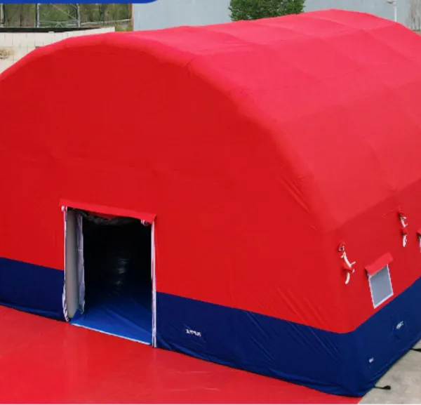 Modular Disaster Relief Tent System with 10-Person Capacity and Ventilation Panels