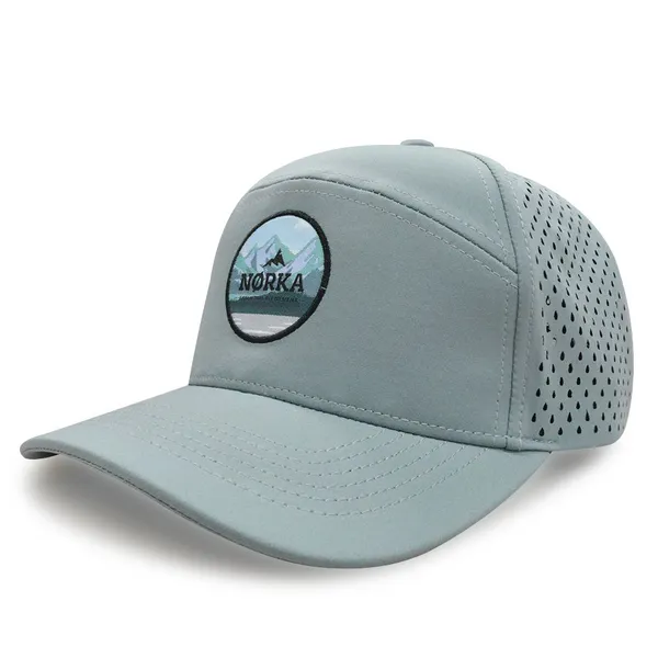 Premium Laser Perforated Sports Hats Waterproof & Quick-drying Running Hat photo-3