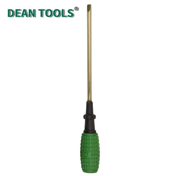 Non Sparking Slotted ScrewdriverCopper Alloy ScrewdriverIndustrial Maintenance ToolsExplosion Proof Screwdriver photo-4