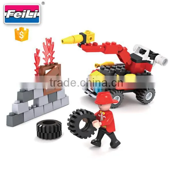 COGO Fire Fighter Blocks 3 in 1 With 111pcs Plastic Building Blocks for Kids photo-4