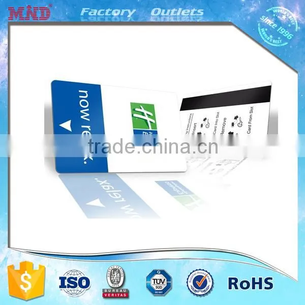 MDH50 Standard CR80 Pvc MF S50 Smart Rfid Hotel Key Card With Logo Printing photo-2