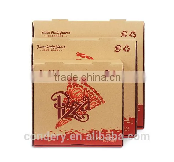 China Custom Hight Quality Paper Food Pizza Box photo-4