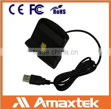 Portable Date Transmission USB 2.0 Smart Card Reader, Support Bank Chip Card photo-5