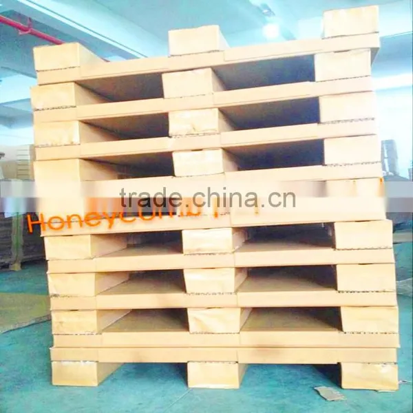 Cardboard Honeycomb Recycled Paper Pallet for Supermarket Commodity Loading photo-5