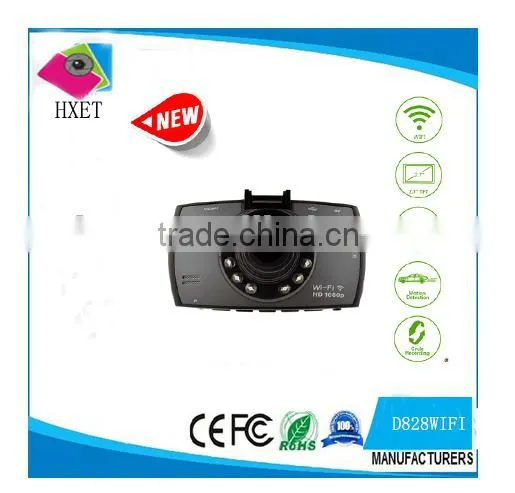 WIFI New Model D828 Car Camera Recorder With 12.0MP 1080P FHD Driving Dvr