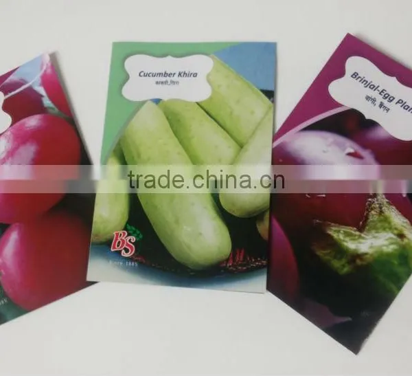 Custom Printed seed bag/seed pouch/packing plastic bag for corn vegetable seed