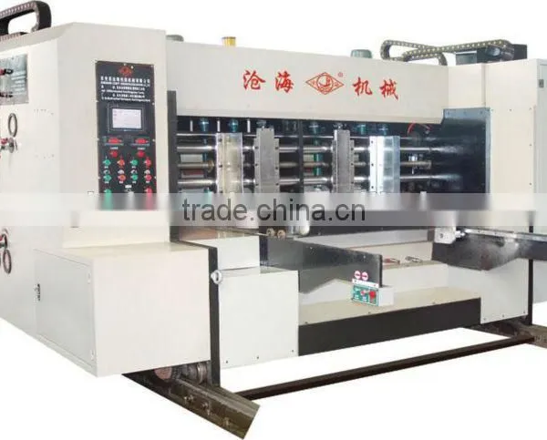 Automatic Flexo Printer Slotter Die-cutter Stacker Machine