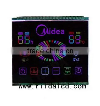 AC flexible transparent graphic LCD