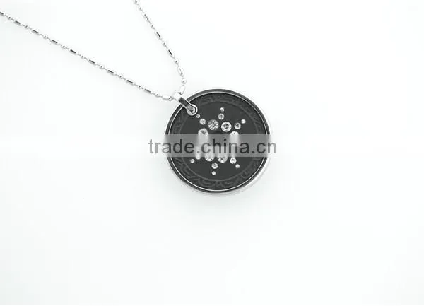Crystal Quantum Pendant With Scalar Energy + Germanium,Far Infrared,Negative Ion Stone + Stainless Steel Clasp photo-6