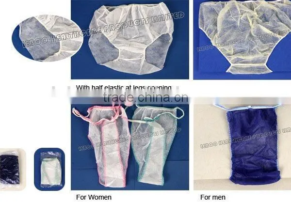 Womens Disposable Regular Underwear Briefs G-string photo-2