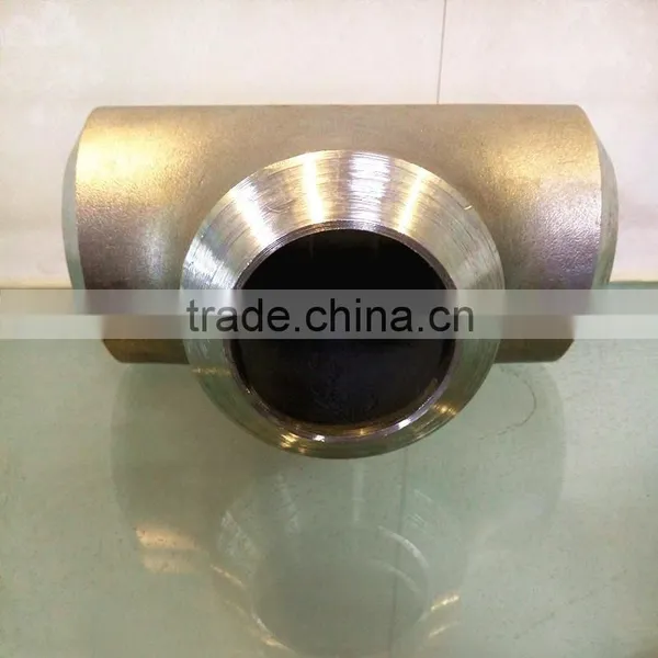 304/316/321 Butt Welding Equal Tee Forged Butt Welded Lateral Tee photo-5