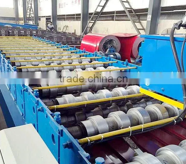 Color Steel Galvanized Metal Aluminum Glazed Trapezoidal Sheet Roof Tile Wall Panel Roll Forming Machine Supplier's Choice photo-4
