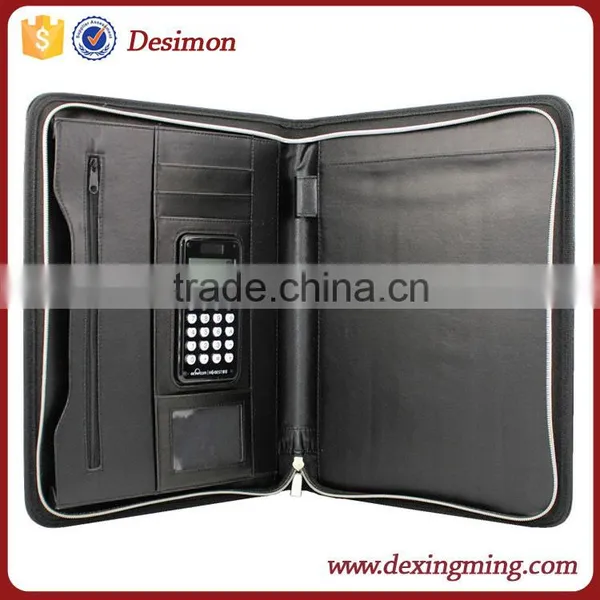 A4 Business Folder Leather/PU Fashionable Cheap Leather Portfolio/ Travel Portfolio Bulk Buy photo-5