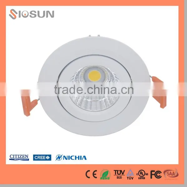 High Lumen 120lm/w 5W Adjustable Beam COB LED Downlight photo-2