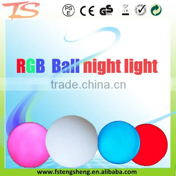 8cm LED Ball Night Light,7 Color Led Night,illumination Bed Lamp photo-2