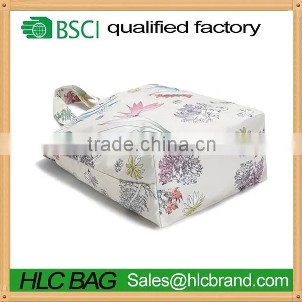 Eco Friendly White Flower Printing Jelly Tote Bag HL-PB122 photo-6