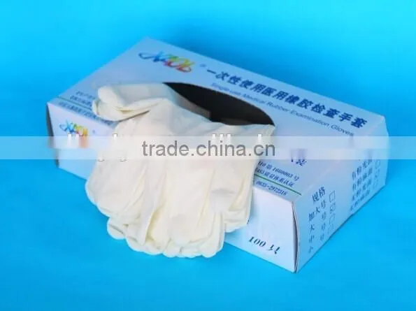 Manufacture Disposable Latex Examination Gloves Safety Medical Latex Gloves Malaysia
