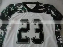 23 White And Black American Football Uniform