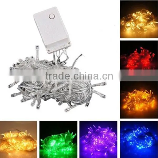 Waterproof 10M 100 LED RGB String Fairy Light For Christmas Mas Party Lamp Bulb Red Yellow Blue White Green Pink Purple White photo-3