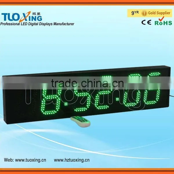 High Quality 6 Inch 6 Digits Led Hourglass Glass Sand Timer photo-3