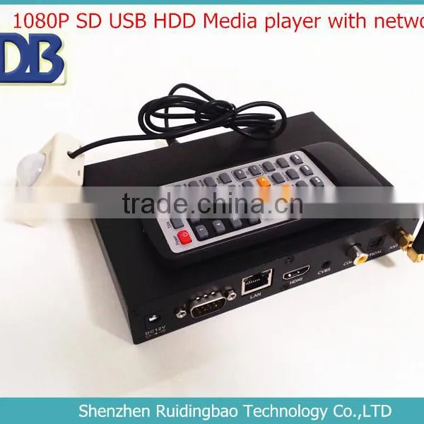 RDB 1080P SD USB HDD Media Player With Network Triggerable Media Player DS009-83