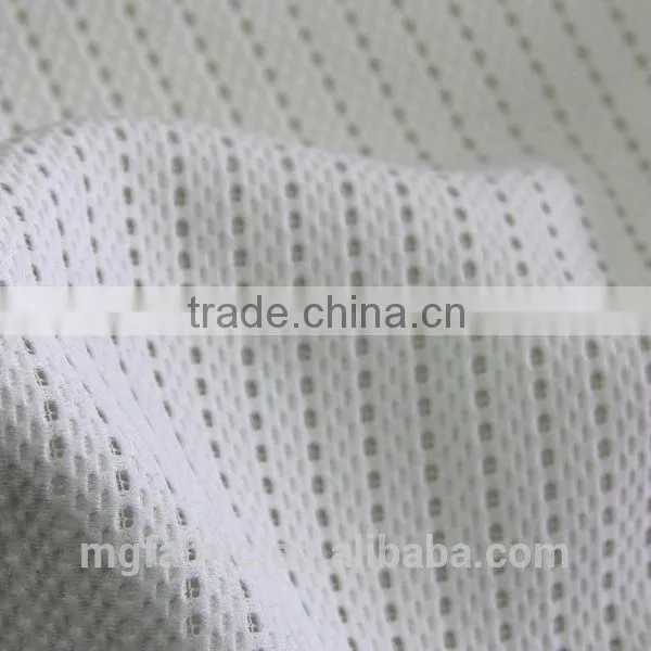 White Dress Making Fabric Polyester Mesh photo-2