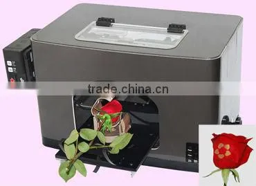 Digital Red Rose Printer,printe White Ink on Flowers,beautiful Flower Printer photo-2