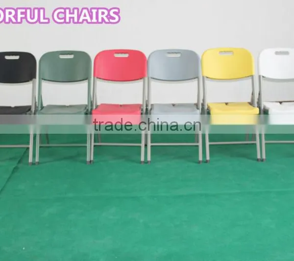 2015 New Series Colorful Plastic Folding Chair