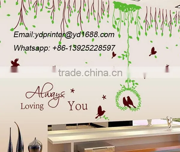 Digital Inkjet Pvc Sticker Printing Machine, Roll Wall Decal Paper Printing Machine Price photo-6